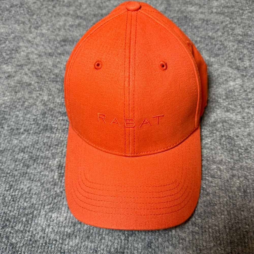 Orange Rabat Hat Cap Embroidered Logo Adjustable Casual‎ Baseball Headwear